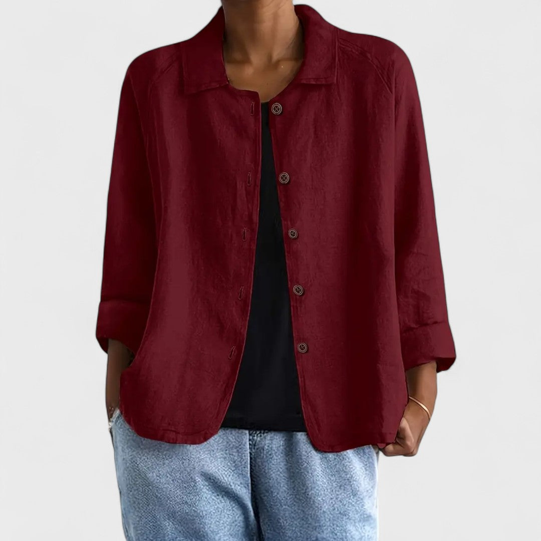 Sofia - Kabát v štýle klasickej košele