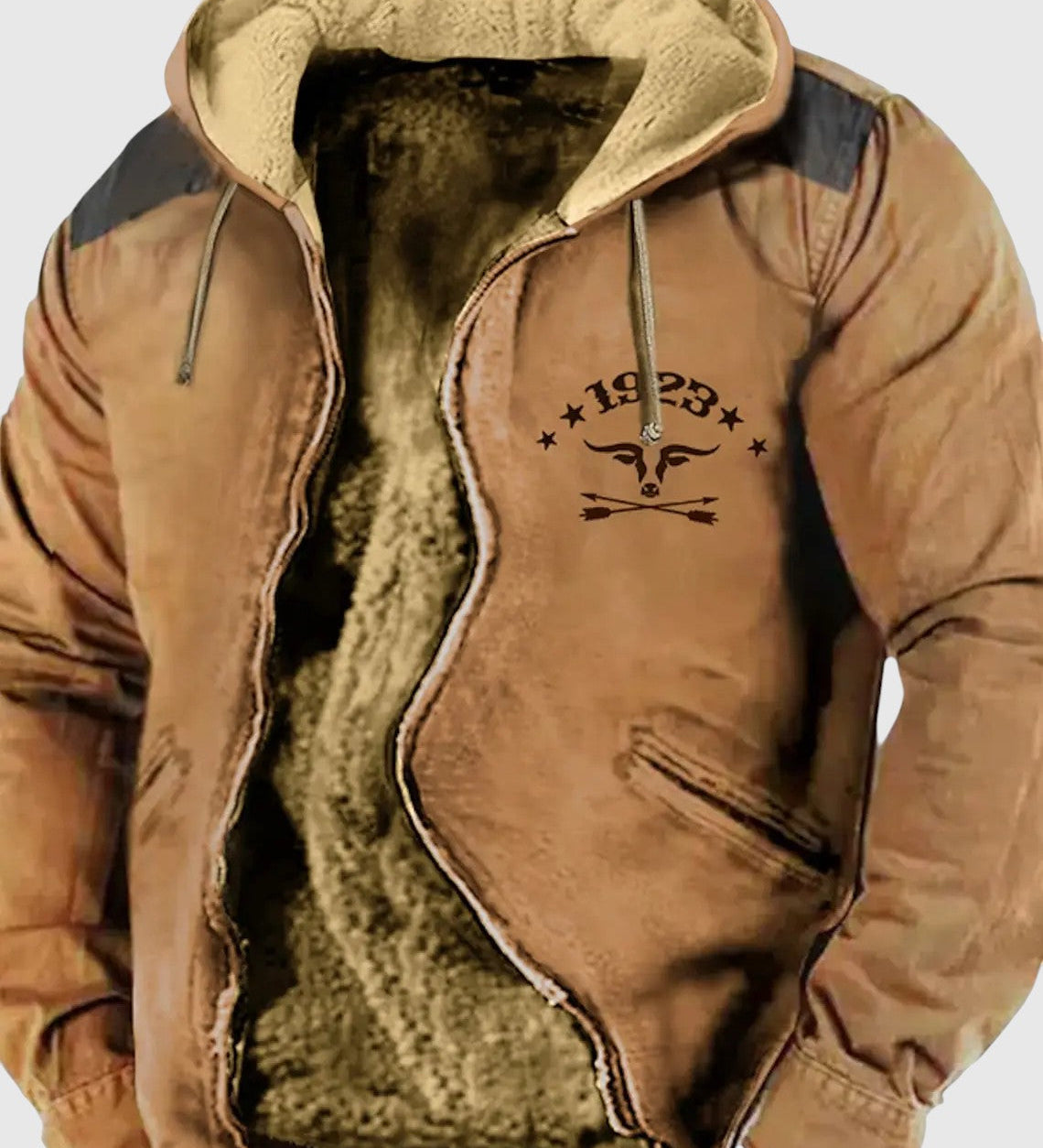 Martin - Kabát na každodenné nosenie s fleece podšívkou