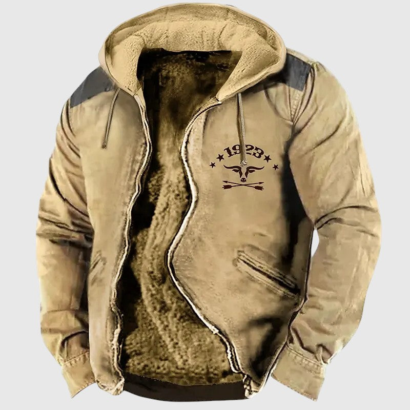 Martin - Kabát na každodenné nosenie s fleece podšívkou