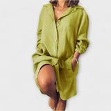 Ležérna ľanová blúzka na každodenné nosenie