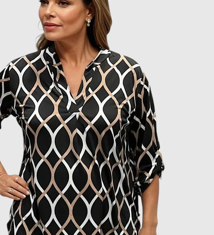 Noor – Blúzka s grafickým potlačou