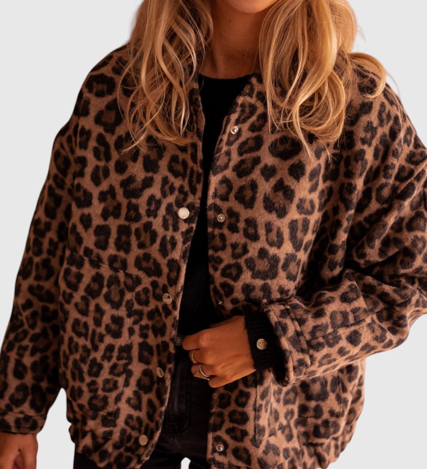 Charlene - Jesenný kabát z kožešiny pre ženy