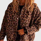 Charlene - Jesenný kabát z kožešiny pre ženy