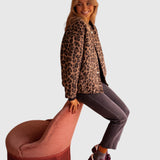 Charlene - Jesenný kabát z kožešiny pre ženy