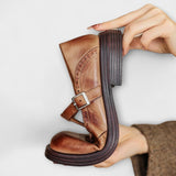 Isla - Elegantné kožené Mary Janes