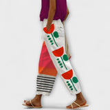 Airish - Výrazné potištené voľné nohavice