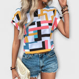 Chloe - Krátky rukáv blúzka