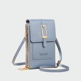 Elegantná kožená taška cez rameno